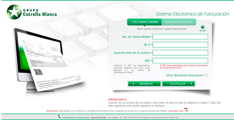 Guía Estrella Blanca: Resolviendo dudas sobre facturación en México